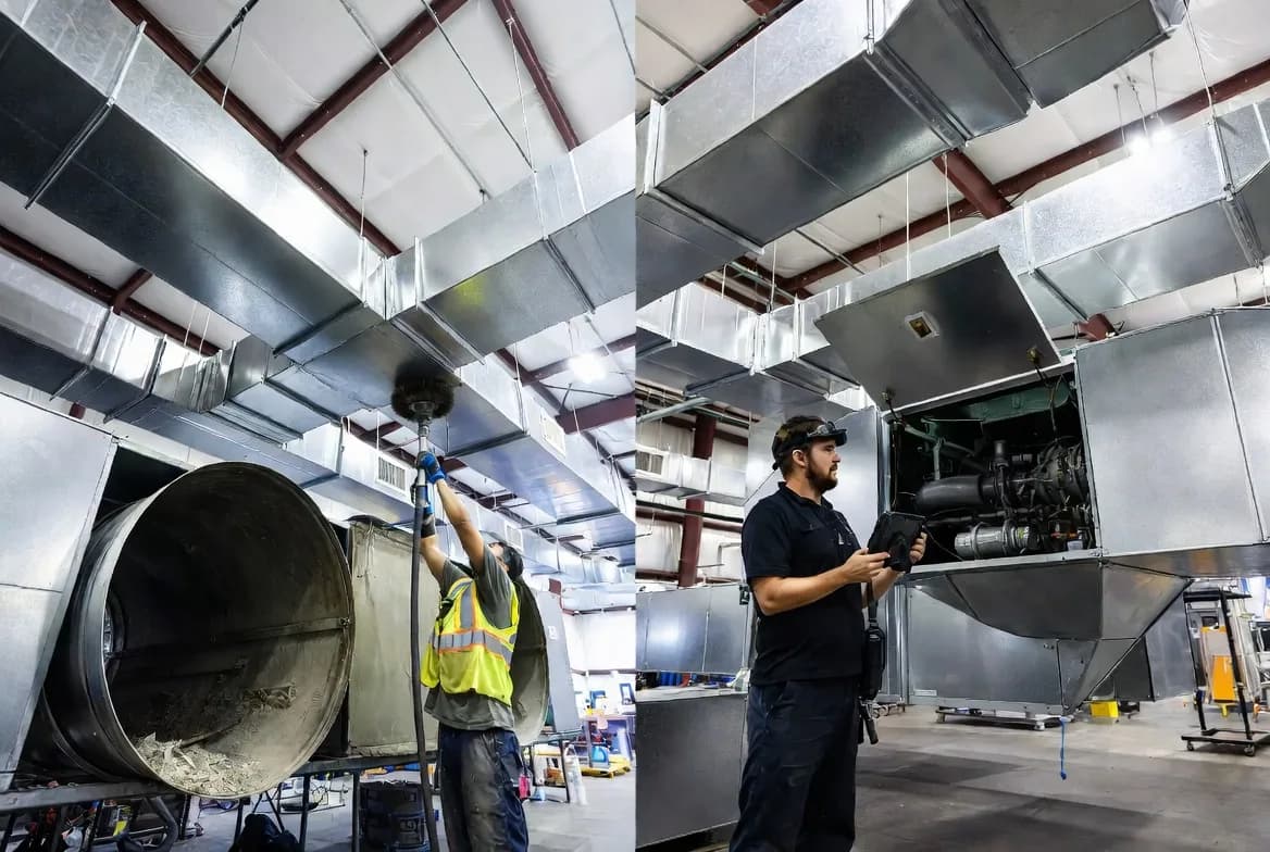 Industriel ventilationsrens